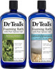 Dr Teal's Foaming Bath Combo Pack (68 fl oz Total), Relax & Relief with Eucalyptus & Spearmint, and Detoxify & Energize with Ginger & Clay. Treat Your Skin, Your Senses, and Your Stress.