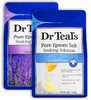 Dr Teal's Epsom Salt Bath Combo Pack (6 lbs Total), Soothe & Sleep with Lavender, and Soften & Nourish with Milk & Honey