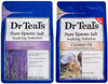 Dr Teal's Epsom Salt Bath Combo Pack (6 lbs Total), Soothe & Sleep with Lavender, and Nourish and Protect with Coconut Oil