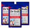 Dr. Teal's Epsom Salt - Muscle Recovery Soak - Whole Body Relief with Arnica, Menthol, Eucalyptus - 2.5lb Bag (Pack of 3)