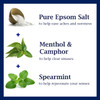 Dr Teal's Foaming Bath with Pure Epsom Salt, Vapor Bath, 24 fl oz (Pack of 4)