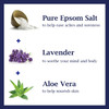 Dr Teal's Foaming Bath with Pure Epsom Salt, Soothe & Sleep with Lavender, 62.5 fl oz