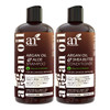 Artnaturals Moroccan Argan Oil Shampoo and Conditioner Set Curly Color Treated Hair (2 x 12 oz / 355 ml)