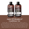 Artnaturals Moroccan Argan Oil Shampoo and Conditioner Set Curly Color Treated Hair (2 x 12 oz / 355 ml)