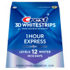 Crest 3D Whitestrips 1-Hour Express At-home Teeth Whitening Kit - 10 Treatments