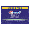 Crest 3D White Stain Eraser Whitening Toothpaste, Fresh Mint, 2 Count