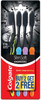 Colgate Slim Soft Charcoal Toothbrush 17x Slimmer Soft Tip Bristles (Buy 2 Get 2)