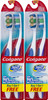 Colgate 360 Whole Mouth Clean Toothbrush with Cheek and Tongue Cleaner, Soft, 2 Count (Pack of 2) Total 4 Toothbrushes