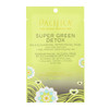Pacifica Beauty Super Green Tea Detox Kale & Charcoal Facial Sheet Mask for All Skin Types, Vegan & Cruelty Free, 0.67 Fl Oz