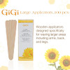 GiGi Large Wax Applicators for Bikini Line and Body Waxing, 100 Pieces