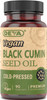 Deva Vegan Nutrition Black Cumin Seed Oil, Cold-Pressed, Unrefined, 90 Capsules (Pack of 3)