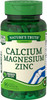 Calcium Magnesium Zinc Supplement | 90 Caplets | Non-GMO, Gluten Free | by Nature's Truth