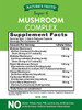 Mushroom Supplement Capsules | 60 Count | Full Spectrum | Non-GMO, Gluten  | Complex of Super 6 Mushrooms | by Nature's Truth