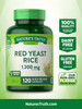 Red Yeast Rice Capsules | 120 Count | Non-GMO, Gluten Free | By Nature's Truth