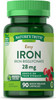 Nature's Truth Easy Iron 28Mg, 90 Count