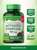 Activated Charcoal Capsules 780mg | 150 Count | Value Size | Non-GMO, Gluten Free Pills | by Nature's Truth