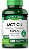 Nature's Truth MCT Oil Capsules | 100 Softgels | Keto Friendly Coconut Oil Pills | Non-GMO, Gluten Free