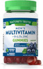 Mens Multivitamin Gummy | 70 Count | Vegetarian, Non-GMO, Gluten Free | with B12, D3, Zinc | Blueberry Flavor | by Nature's Truth