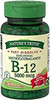 Nature's Truth Sublingual Methylcobalamin B-12 5000mcg Tabs, Berry 60 ea (Pack of 3)
