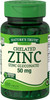 Nature's Truth Zinc 50 mg Chelated Supplements, 100 Count (Pack of 3)