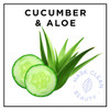 HASK CUCUMBER + ALOE Body Wash- Refreshing, vegan formula, hypoallergenic, dermatologist tested, pH balanced- 24.5 oz Bottle