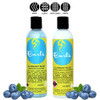 Curls Blueberry Bliss Reparative Hair Wash, 8 Ounces and Reparative Leave In Conditioner, 8 Ounces