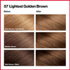 Revlon Colorsilk Beautiful Color Permanent Hair Color, 57 Lightest Golden Brown 1 Each
