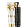 Dark Tan & Glowing Look & Push-Up Complex - Luxury Tanning Lotion for Tanning Beds & Body Shimmer for Long-Lasting Tan