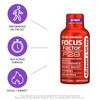 Focus Factor F29 Focus + Energy Shot – Extra Strength, Pack of 6 – Grape Flavor – Sugar Free Energy Supplement, 5 Calories Per Shot - Nootropics Brain Support with Ginkgo Biloba, Bacopa Monnieri