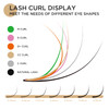 LASHVIEW Easy Fan Volume Lashes,Volume Lash Extensions,Easy Fan Lashes,Silk Individual Semi-permanent Handmade Soft Auto-Fan Eyelashes For Professional Salon Use (0.07-C, 8-15mm Mixed)