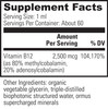 Global Healing Center Vegansafe B12, 2500 Mcg Organic Sublingual Liquid Vitamin B12 Drops | 2-In-1 Methylcobalamin & Adenosylcobalamin Blend For Energy, Mood, And Heart Health, 60-Day Supply (2 Fl Oz)