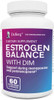 Dr. Berg's Estrogen Balance with DIM Diindolylmethane - Natural Estrogen Supplements for Women & Men - DIM Supplement with BioPerine - Hormonal Acne Treatment