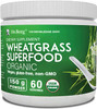 Dr. Berg's Wheatgrass Superfood Powder - Raw Juice Organic Ultra-Concentrated Rich in Vitamins and Nutrients - Chlorophyll and Trace Minerals - 60 Servings - Gluten-Free Non-GMO - 5.3 oz (1 Pack)