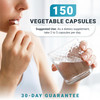 Dr. Berg's Magnesium Glycinate 400mg - Fully Chelated Magnesium Glycinate Capsules for Stress, Calm, Relaxation & Sleep Support - Includes Magnesium-Glycinate w/ Vitamin D & B6 - 150 Veg Capsules