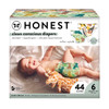 HONEST Club Box Clean Conscious Diapers Summer Seasonal, Stripe Safari & Seeing Spots, Size 6, 44ct