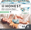 HONEST Club Box Clean Conscious Diapers Winter Seasonal, Snow Much Fun & Sled Up, Size 6, 44ct