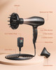 Wavytalk 1875W Blow Dryer, Hair Dryer Blow Dryer with Diffuser for Curly Hair, Ionic Hair Dryer Quiet Lightweight Fast Drying Blower with 2 Speed and 3 Heat Settings