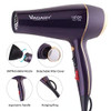 VAGARY Professional Salon Hair Dryer 2200w,Negative Ionic Blow Dryer,Powerful AC Motor Blow Dryer,Low Noise Hair Dryers,2 Speeds and 2 Heat Settings 1 Cold Button（1 Diffuser and 1Concentrator）