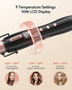 Wavytalk Bubble Wand Curling Iron, Ceramic Curling Wand, 1 Inch Bubble Curling Wand for Short & Long Hair, Spiral Curling Wand with Adjustable Temp, Dual Voltage, Include Heat Resistant Glove