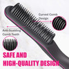 Hair Straightener Brush,Three Modes to Choose,Suitable for All Hair Types,Anti-Scald,Convenient Operation,110V/220V,Multiple Temperature Settings,One Minute Fast Heat-up to 350°F