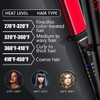 AXUF Hair Straightener, 2 in 1 Straightens & Curls with Adjustable Temp, Auto-Off Flat Iron, 1 Inch Dual Voltage - Flat Iron
