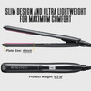 ROMANDO Plancha de Cabello Professional, Flat Iron for Black Women Hair, Ceramic Flat Iron, Flat Iron Hair Straightener