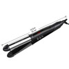 MIRACOMB 3D PRO Nano Titanium Flat Iron, 2 in 1 Hair Straightener Curler with 1 Inch Floating Plates, 11 Temp Adjustments, Max 450 ° F, Auto Shut off, 18 Month Warranty (Package May Vary)