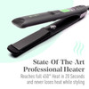 Professional Series Ultra-Smooth Cosmo Flat Iron for Thick Hair by MINT | Powerful Salon-Grade Single-Pass Ceramic Tourmaline Ionic Hair Straightener. Travel-Ready Dual Voltage.