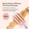 INH Beach Waver Curling Iron | Hair Waver 3 Barrel Ceramic Curler Wand, Digital Temperature Control, Rotating Cord, Thick and Long Hair - 25mm | Insert Name Here Waver