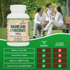 Magnesium Citrate Capsules 400mg, 180 Capsules (Citrato de Magnesio) 800mg Servings, No Fillers, Vegan Safe, Manufactured in The USA by Double Wood Supplements