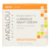 Andalou Naturals Night Cream Purple Carrot + C