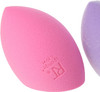 REAL TECHNIQUES Chroma Miracle Airblend Makeup Blending Sponges, For Liquid and Cream Foundations, Dewy or Matte Finish, 2 Count, Purple & Pink