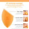 REAL TECHNIQUES Miracle Complexion Makeup Sponge for full cover foundation with Travel Case (Packaging and Colour May Vary)