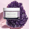 Herbivore Botanicals Amethyst Exfoliating Gemstone Body Scrub - Crushed Amethyst and Epsom Salt Body Polish Hydrate and Exfoliate.A Completely Natural and Vegan (8 oz)